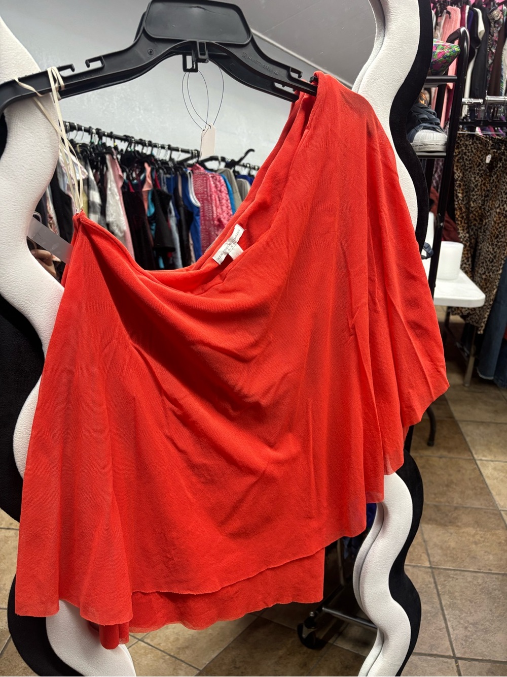 New York & Company Coral Red Women's Top